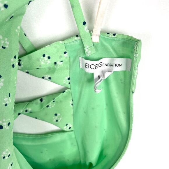 BCBGeneration Green Halter Summer Mini Dress - Picture 9 of 13